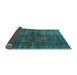 Sideview of Oriental Light Blue Modern Rug, abs4140lblu