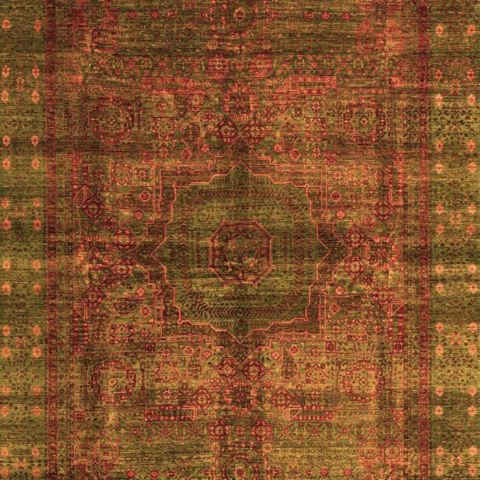 Oriental Orange Modern Rug, abs4140org