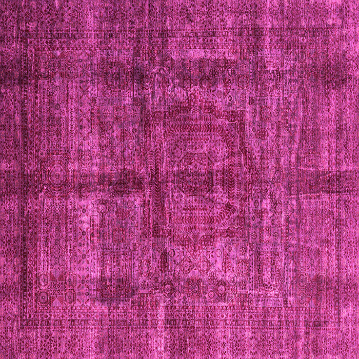 Square Oriental Pink Modern Rug, abs4141pnk