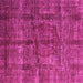 Square Oriental Pink Modern Rug, abs4141pnk