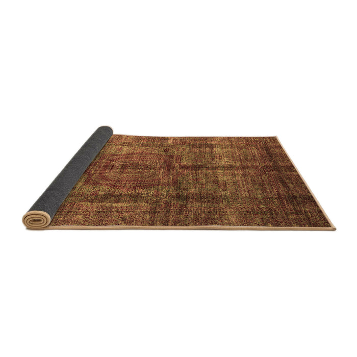 Sideview of Oriental Brown Modern Rug, abs4141brn