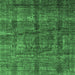 Square Oriental Emerald Green Modern Rug, abs4141emgrn