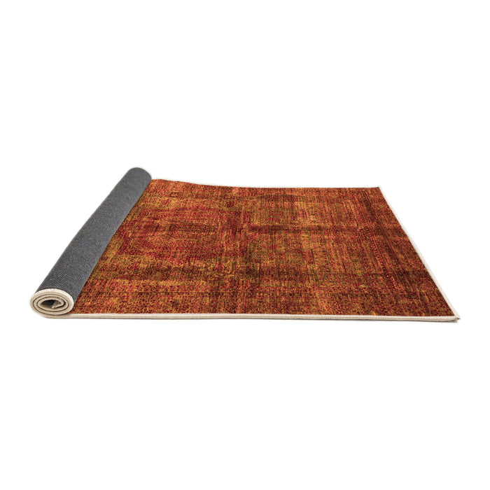 Sideview of Oriental Orange Modern Rug, abs4141org