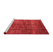 Modern Red Washable Rugs