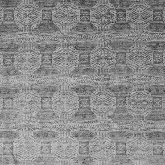 Square Oriental Gray Modern Rug, abs4142gry