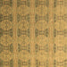 Square Machine Washable Oriental Brown Modern Rug, wshabs4142brn