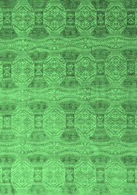 Oriental Emerald Green Modern Rug, abs4142emgrn