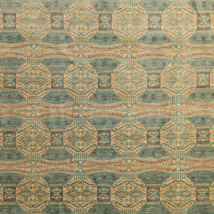 Square Machine Washable Abstract Brown Rug, wshabs4142