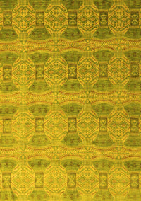 Oriental Yellow Modern Rug, abs4142yw