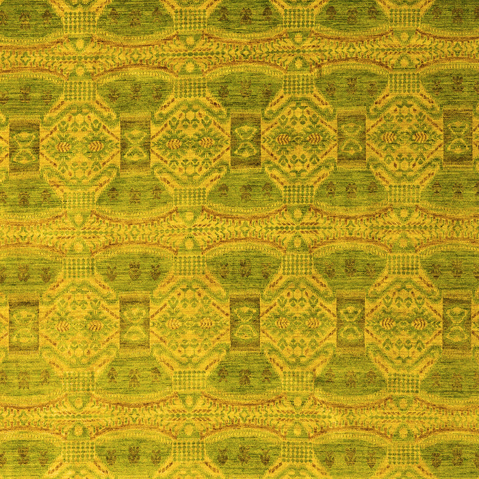 Oriental Yellow Modern Rug, abs4142yw