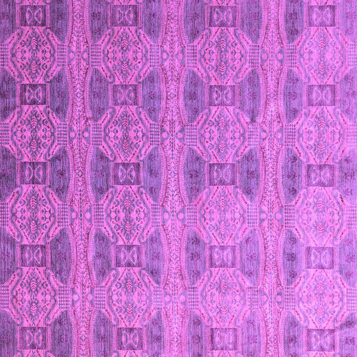 Square Machine Washable Oriental Purple Modern Area Rugs, wshabs4142pur