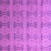 Square Machine Washable Oriental Purple Modern Area Rugs, wshabs4142pur