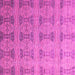 Square Machine Washable Oriental Pink Modern Rug, wshabs4142pnk