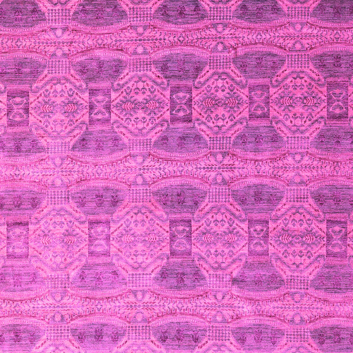 Machine Washable Oriental Pink Modern Rug, wshabs4142pnk