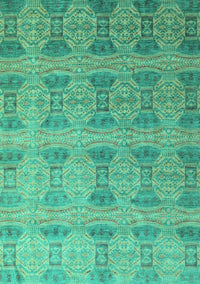 Oriental Turquoise Modern Rug, abs4142turq