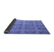 Sideview of Oriental Blue Modern Rug, abs4142blu