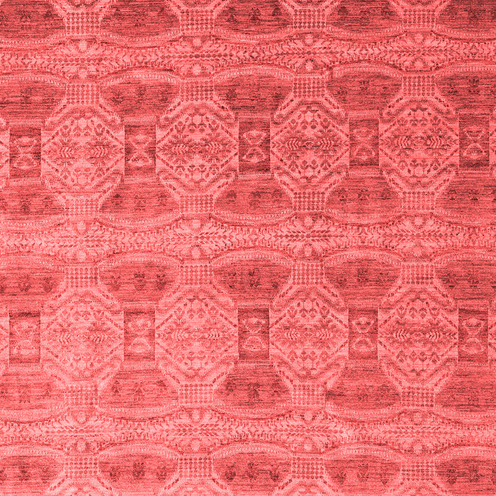 Machine Washable Oriental Red Modern Rug, wshabs4142red