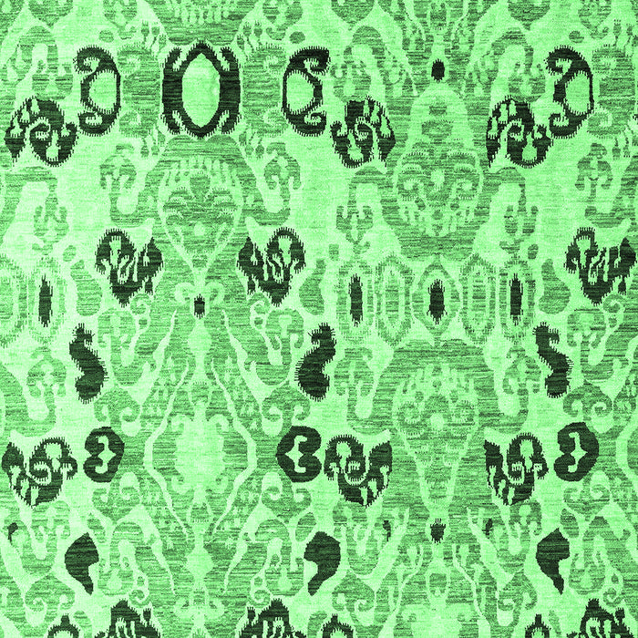 Oriental Emerald Green Modern Rug, abs4143emgrn