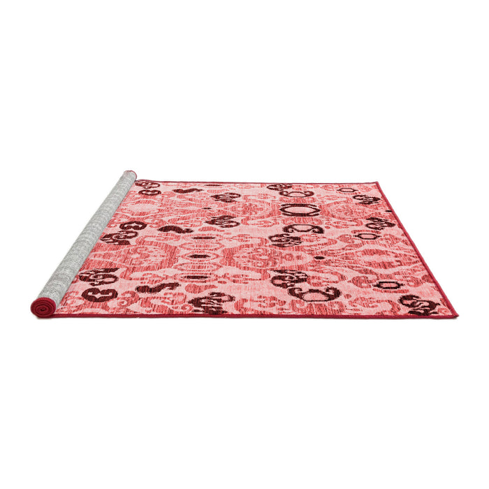Modern Red Washable Rugs