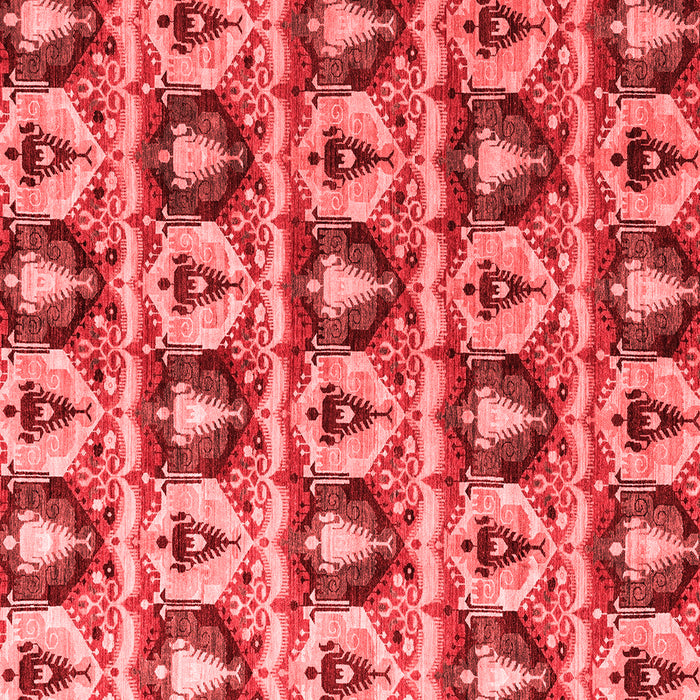 Machine Washable Oriental Red Modern Rug, wshabs4144red