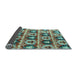 Sideview of Oriental Light Blue Modern Rug, abs4144lblu