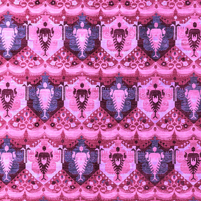 Machine Washable Oriental Purple Modern Area Rugs, wshabs4144pur