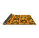 Sideview of Oriental Yellow Modern Rug, abs4144yw