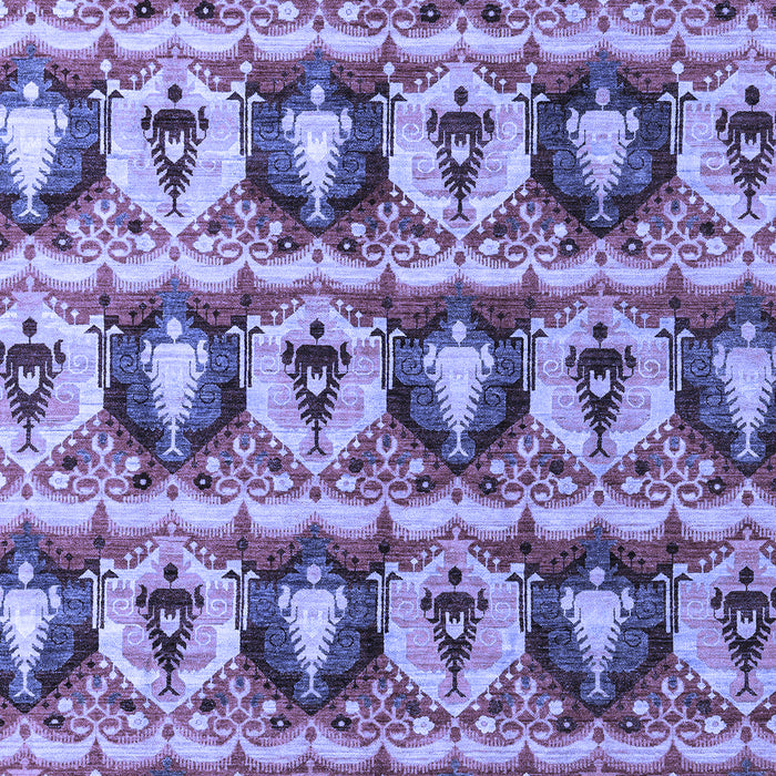 Machine Washable Oriental Blue Modern Rug, wshabs4144blu