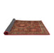 Sideview of Abstract Red Oriental Rug, abs4145