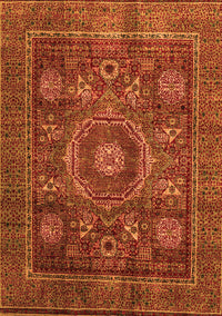 Oriental Orange Modern Rug, abs4145org