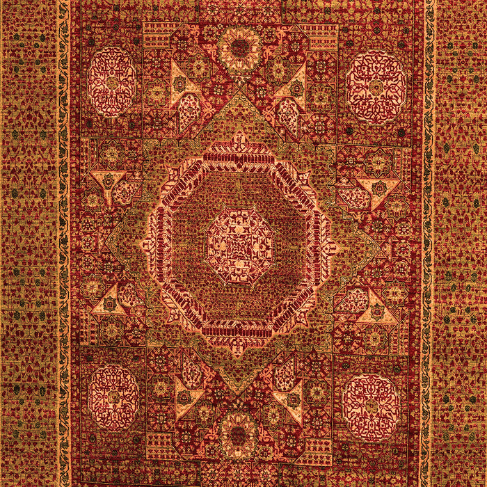 Oriental Orange Modern Rug, abs4145org