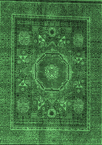 Oriental Emerald Green Modern Rug, abs4145emgrn