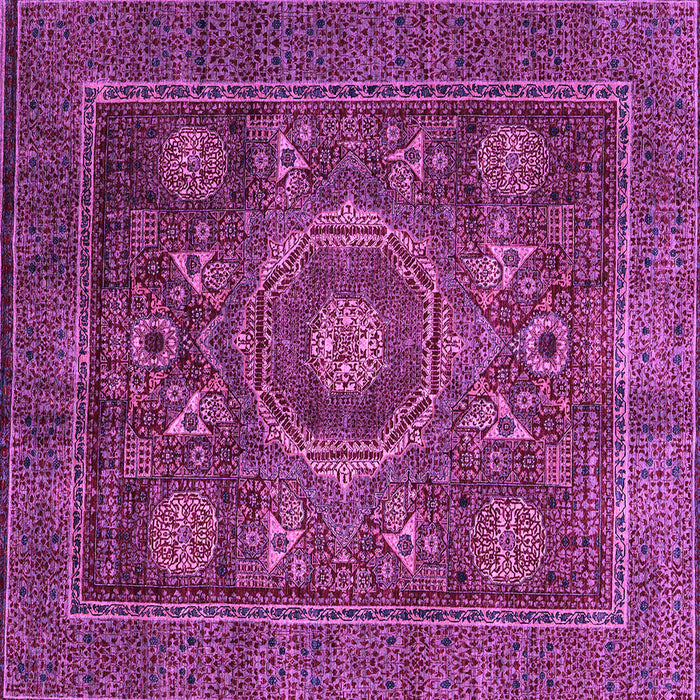Square Oriental Purple Modern Rug, abs4145pur
