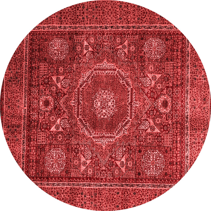 Machine Washable Oriental Red Modern Rug, wshabs4145red