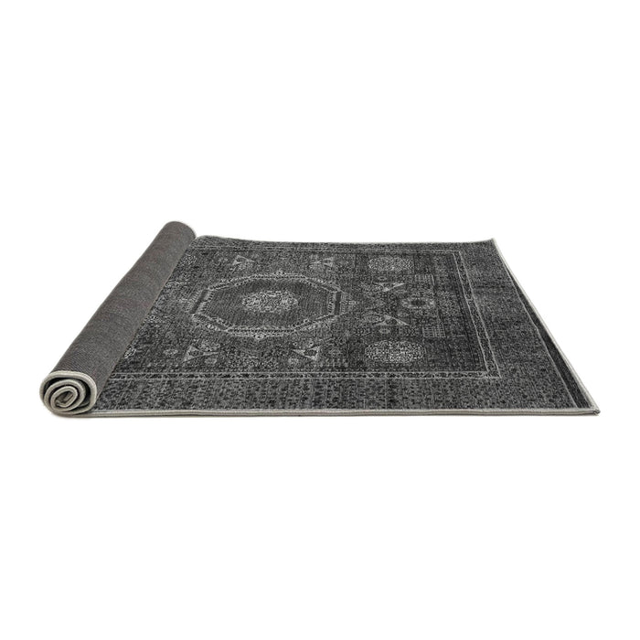 Sideview of Oriental Gray Modern Rug, abs4145gry