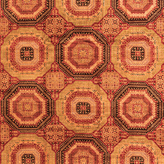 Oriental Orange Modern Rug, abs4146org