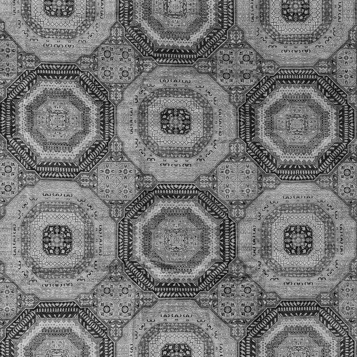 Machine Washable Oriental Gray Modern Rug, wshabs4146gry