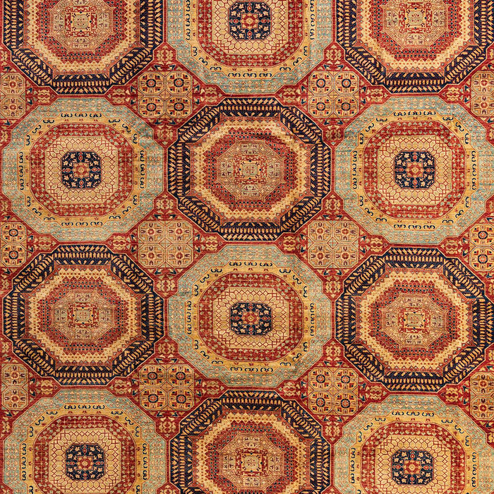 Abstract Red Oriental Rug, abs4146