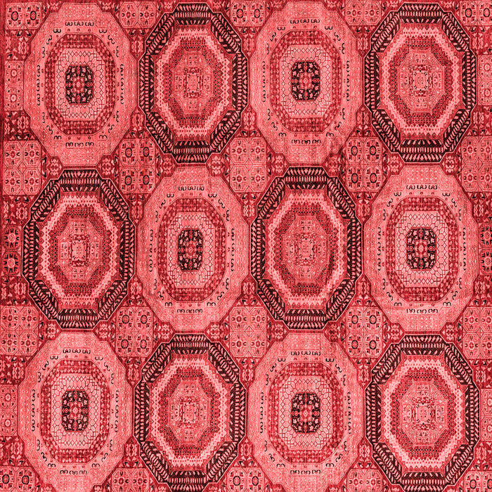 Machine Washable Oriental Red Modern Rug, wshabs4146red