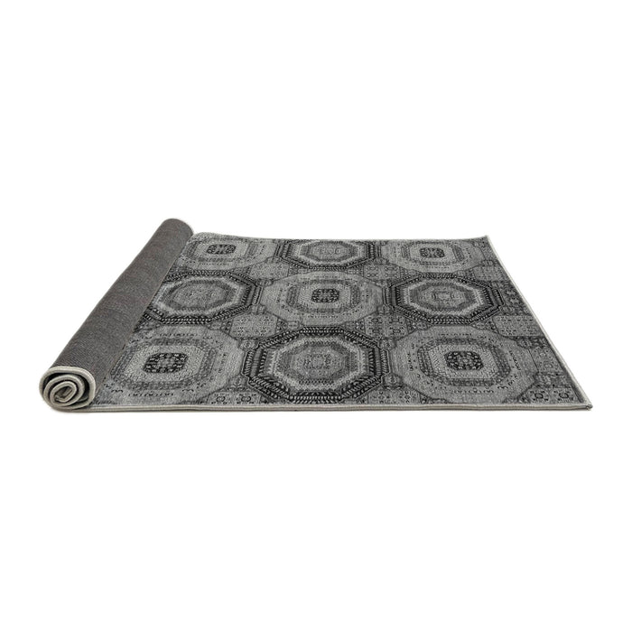 Sideview of Oriental Gray Modern Rug, abs4146gry