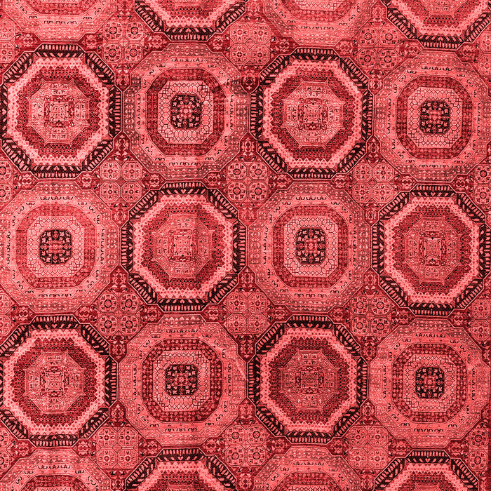 Machine Washable Abstract Red Modern Rug, wshabs4147red