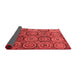 Abstract Red Modern Area Rugs