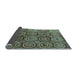 Sideview of Abstract Light Blue Modern Rug, abs4147lblu