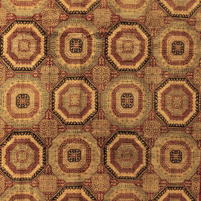Machine Washable Abstract Brown Modern Rug, wshabs4147brn