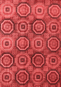 Abstract Red Modern Rug, abs4147red