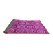 Sideview of Abstract Purple Modern Rug, abs4147pur