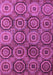 Machine Washable Abstract Purple Modern Area Rugs, wshabs4147pur