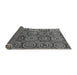 Sideview of Abstract Gray Modern Rug, abs4147gry