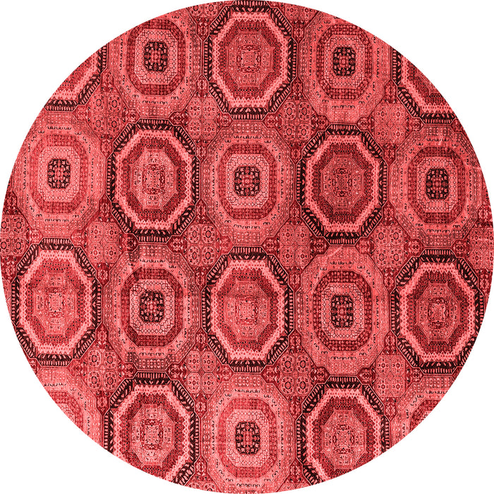 Machine Washable Abstract Red Modern Rug, wshabs4147red