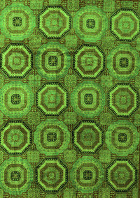 Abstract Green Modern Rug, abs4147grn